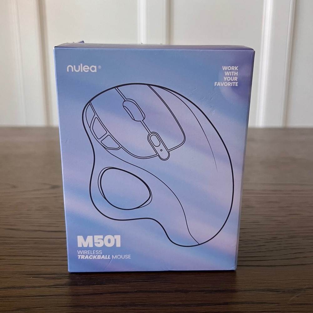 Nulea M501 Wireless Trackball Mouse Bluetooth 2.4GHz Ergonomic Ball NO DONGLE - Picture 9 of 10